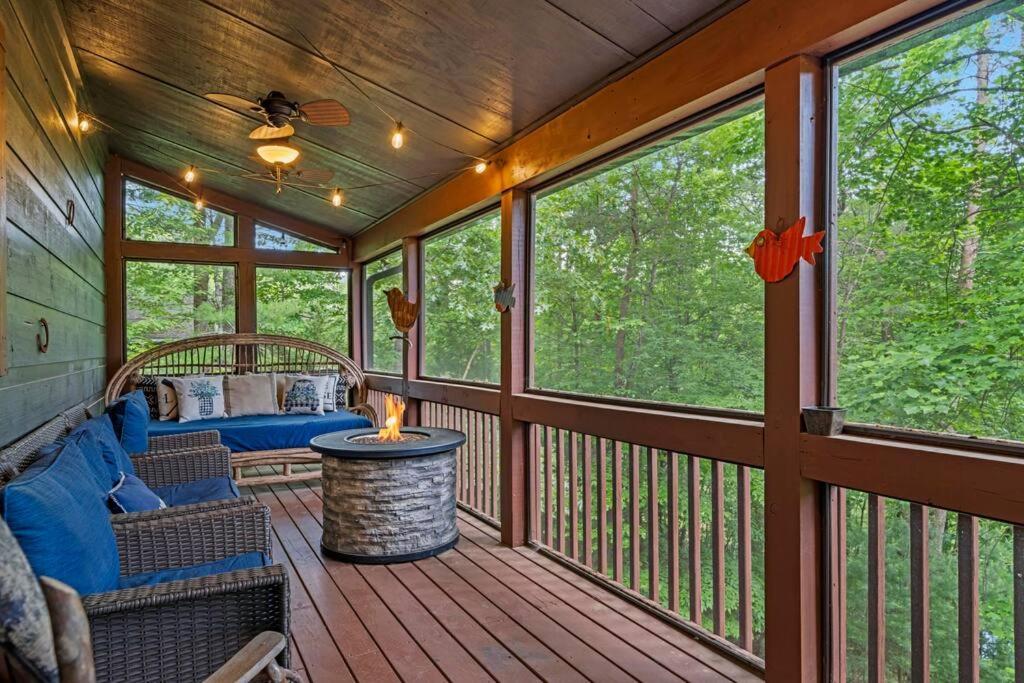 Lakeside Retreat Hot Tub Fishing Hiking Ellijay Buitenkant foto