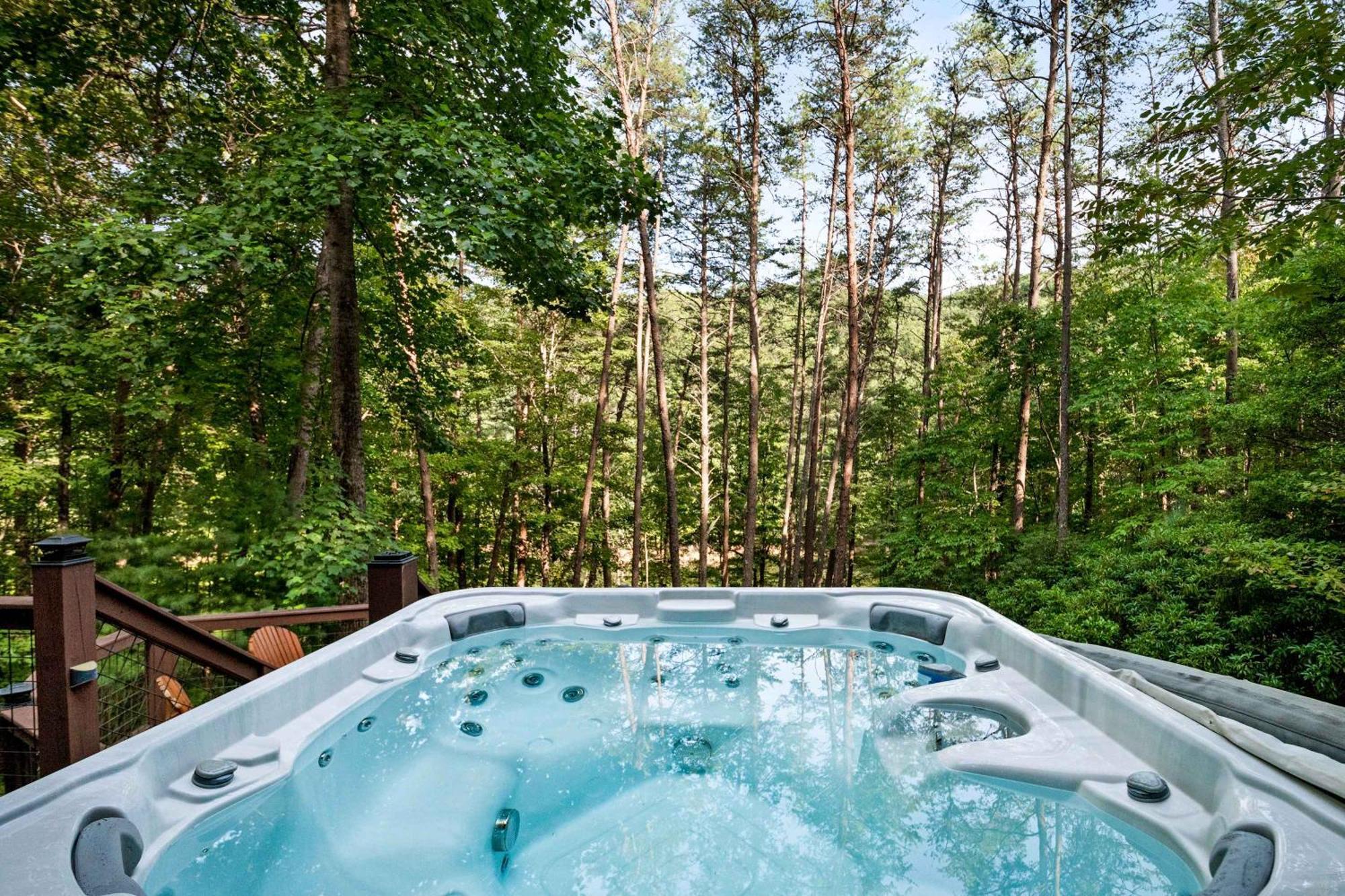 Lakeside Retreat Hot Tub Fishing Hiking Ellijay Buitenkant foto